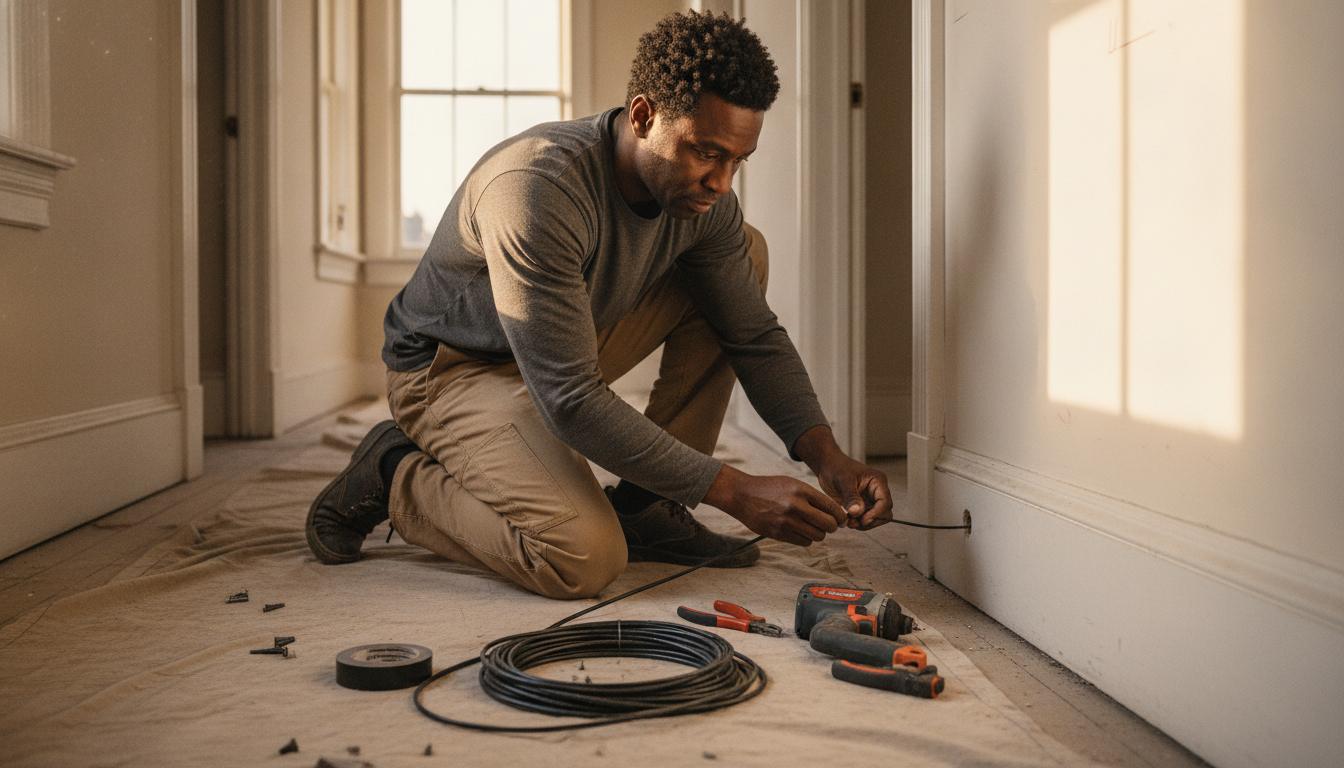Running a hardwired system means opening walls. In an older home that often pushes the install cost toward the top of the range.
