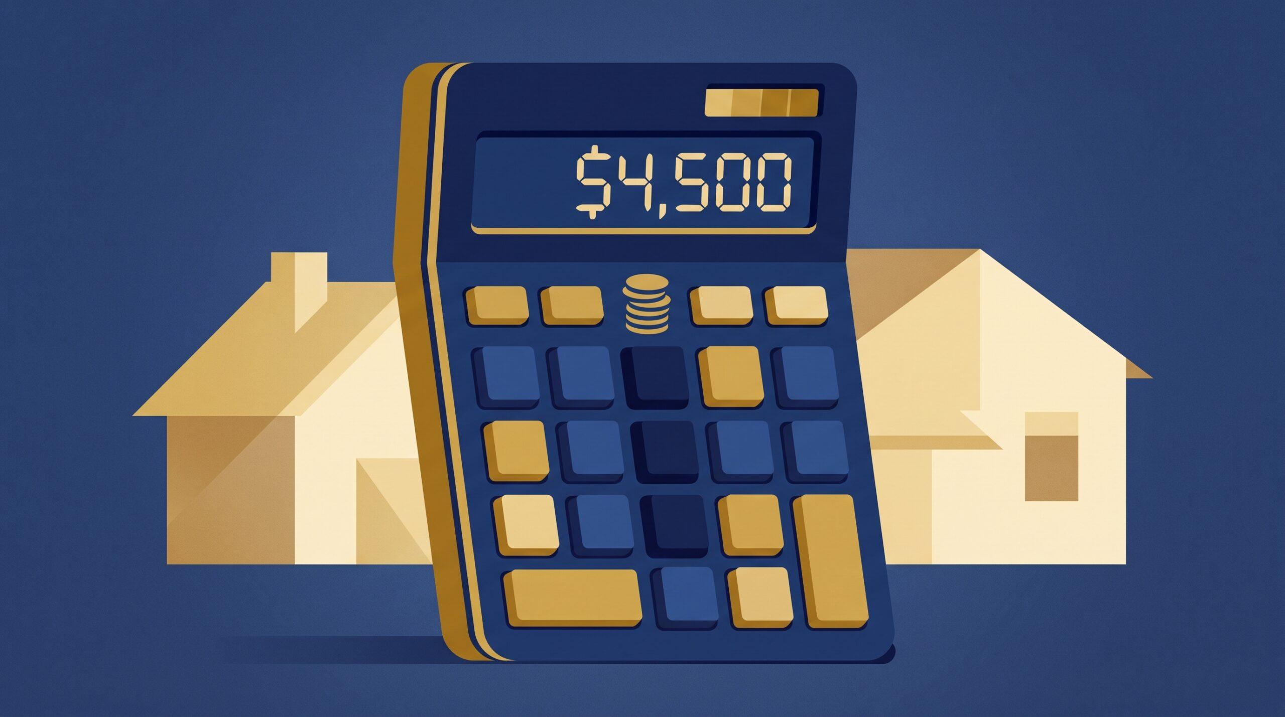 The $4,500 price tag is the same whether you are buying a point or cashing in a lender credit. Which one wins depends only on how long you keep the loan.